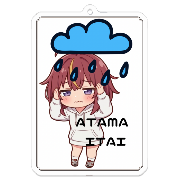 アクリルキーホルダー - 70 x 70 (mm)