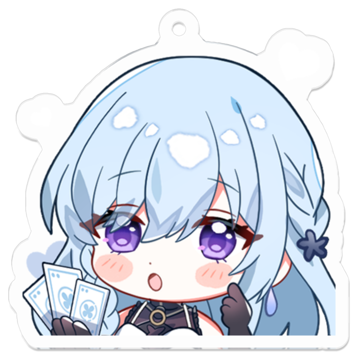 アクリルキーホルダー - 50 x 50 (mm)