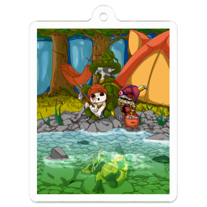 アクリルキーホルダー - 50 x 50 (mm)