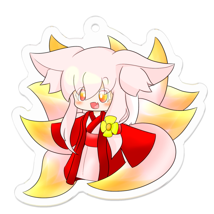 アクリルキーホルダー - 50 x 50 (mm)