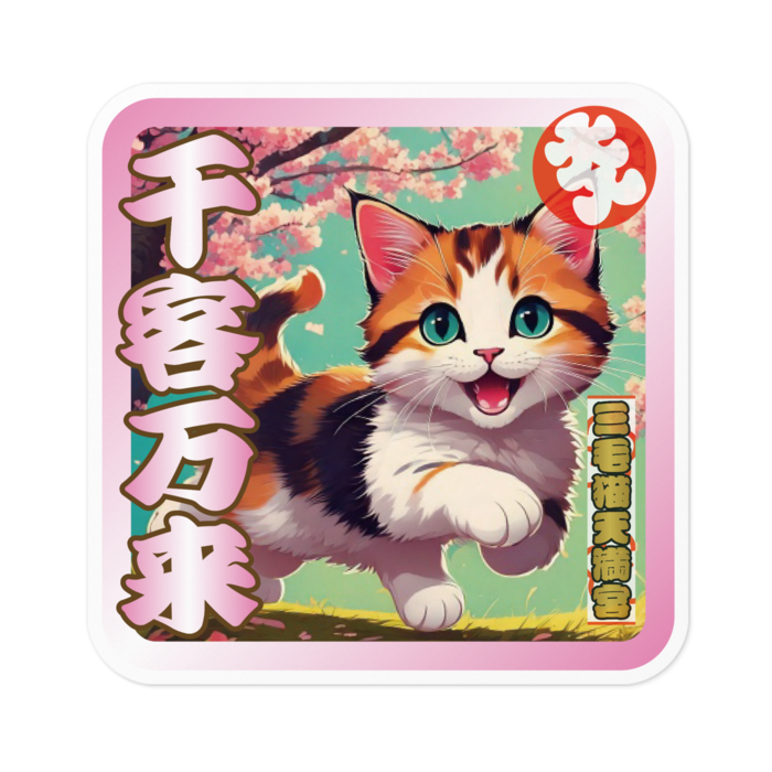 ステッカー - 100 x 100 (mm)