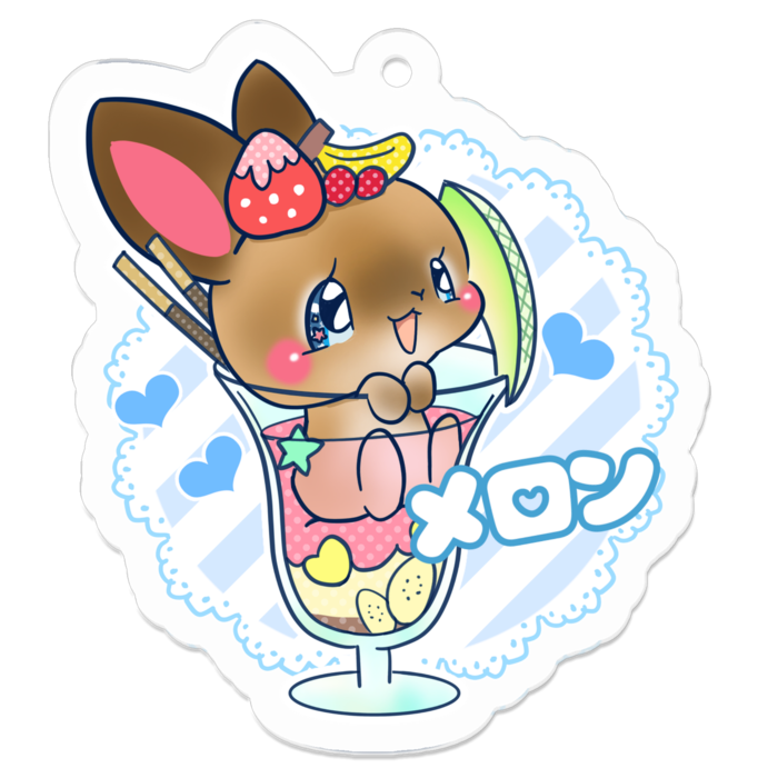 アクリルキーホルダー - 50 x 50 (mm)