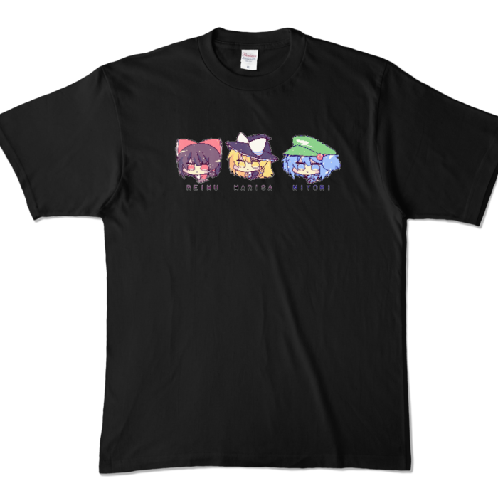 カラーTシャツ - XL - ブラック (濃色)