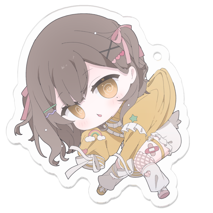 アクリルキーホルダー - 50 x 50 (mm)