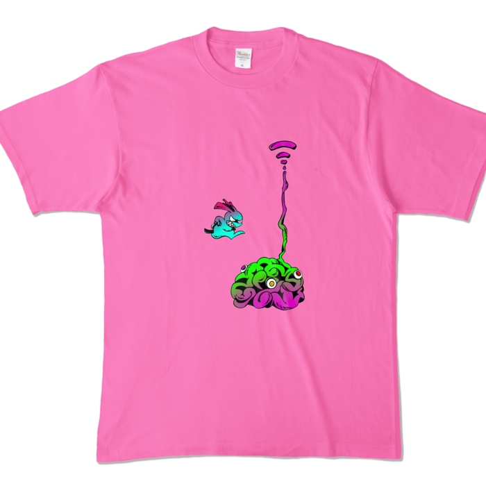 カラーTシャツ - XL - ピンク (濃色)(1)