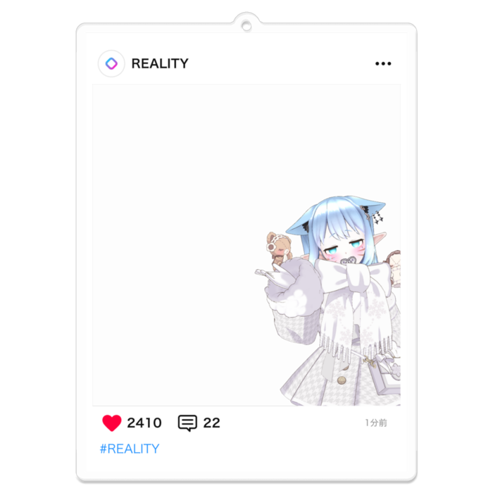 アクリルキーホルダー - 100 x 100 (mm)