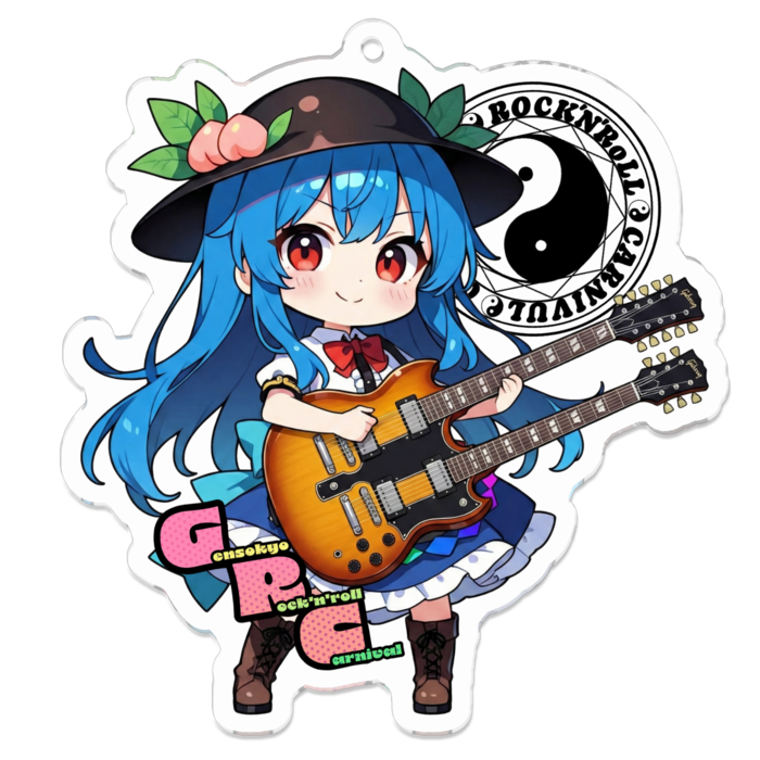 アクリルキーホルダー - 70 x 70 (mm)