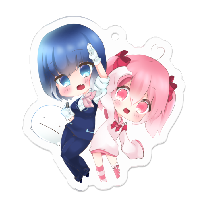 アクリルキーホルダー - 50 x 50 (mm)