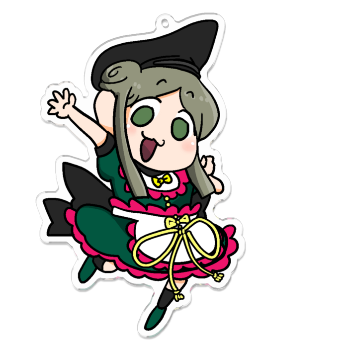 アクリルキーホルダー - 100 x 100 (mm)