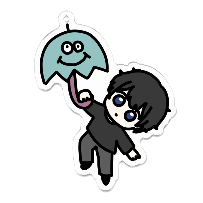 アクリルキーホルダー - 70 x 70 (mm)