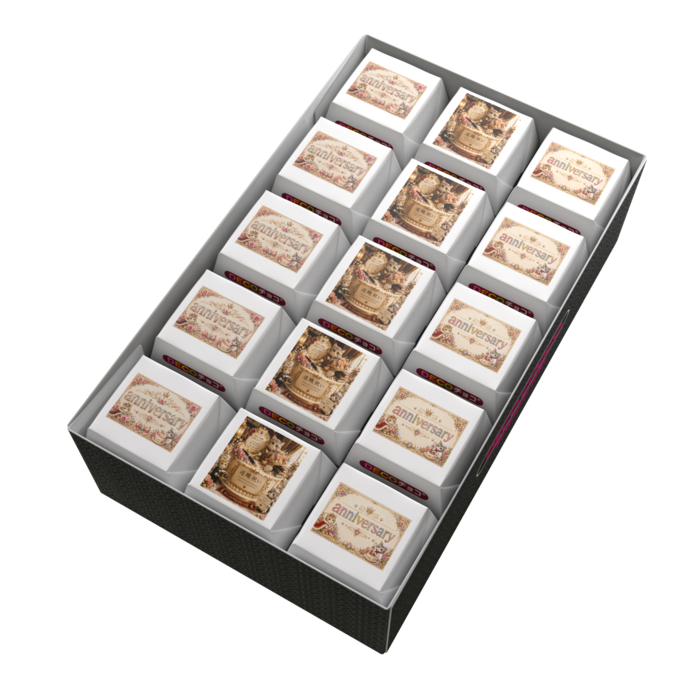DECOチョコ - 列ごとにデザイン