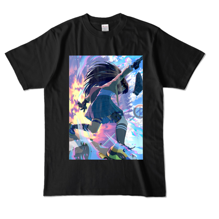 カラーTシャツ - L - ブラック (濃色)
