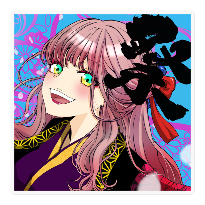 ステッカー - 100 x 100 (mm)