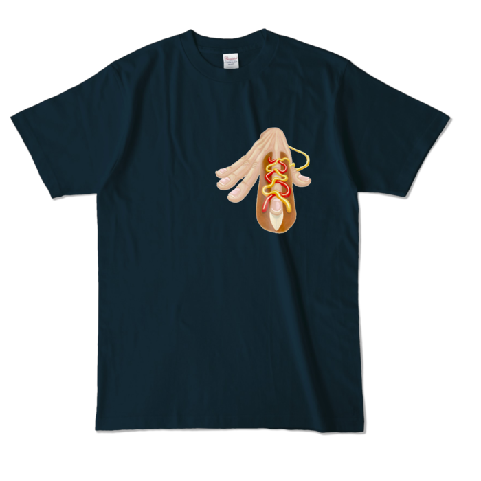 カラーTシャツ - L - ネイビー (濃色)