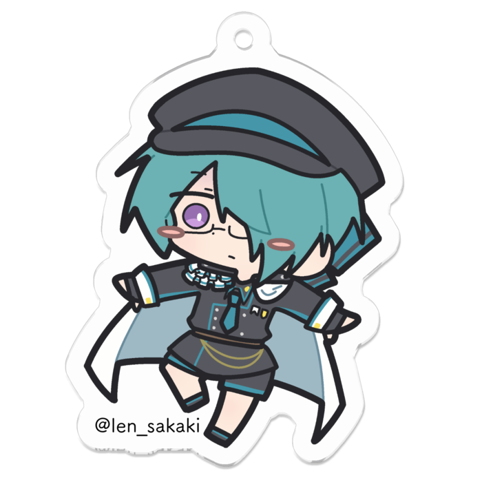 アクリルキーホルダー - 50 x 50 (mm)