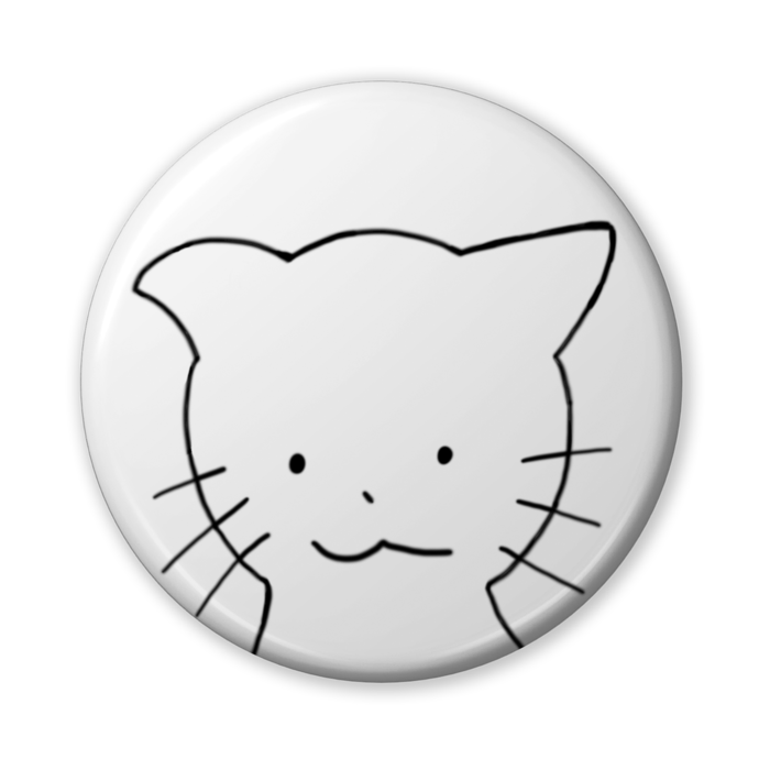 me缶バッジ　白ver