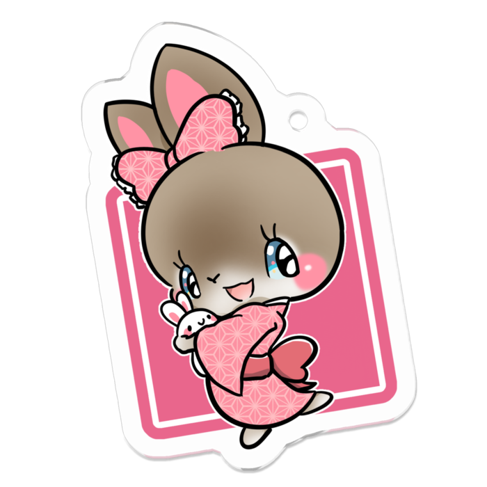 アクリルキーホルダー - 50 x 50 (mm)