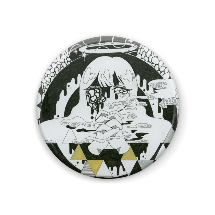 「天使の吐息」缶バッジ - 44mm