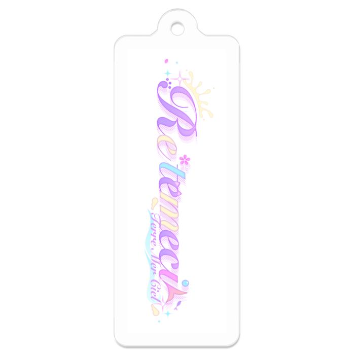 アクリルキーホルダー - 50 x 50 (mm)