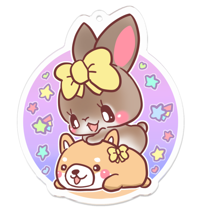 アクリルキーホルダー - 70 x 70 (mm)