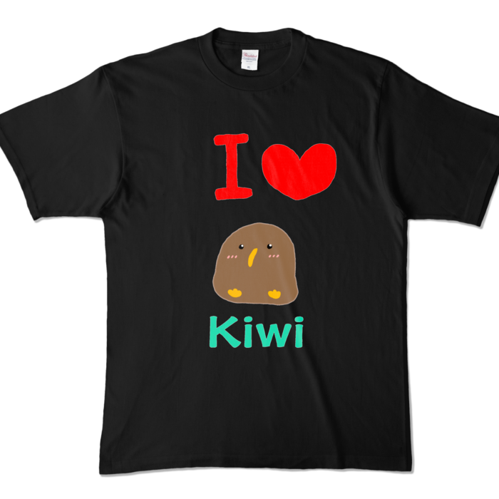 カラーTシャツ - XL - ブラック (濃色)