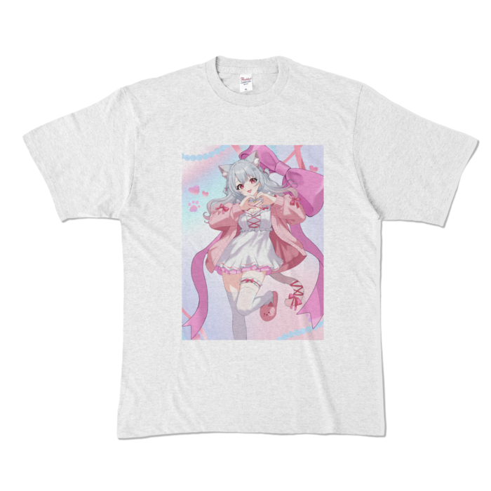 カラーTシャツ - XL - アッシュ (淡色)