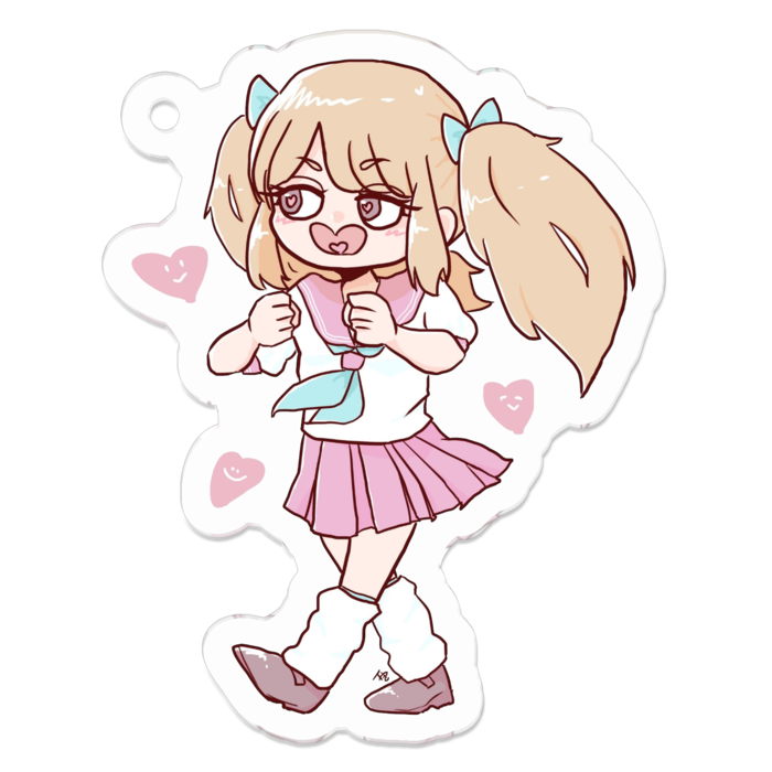 アクリルキーホルダー - 50 x 50 (mm)