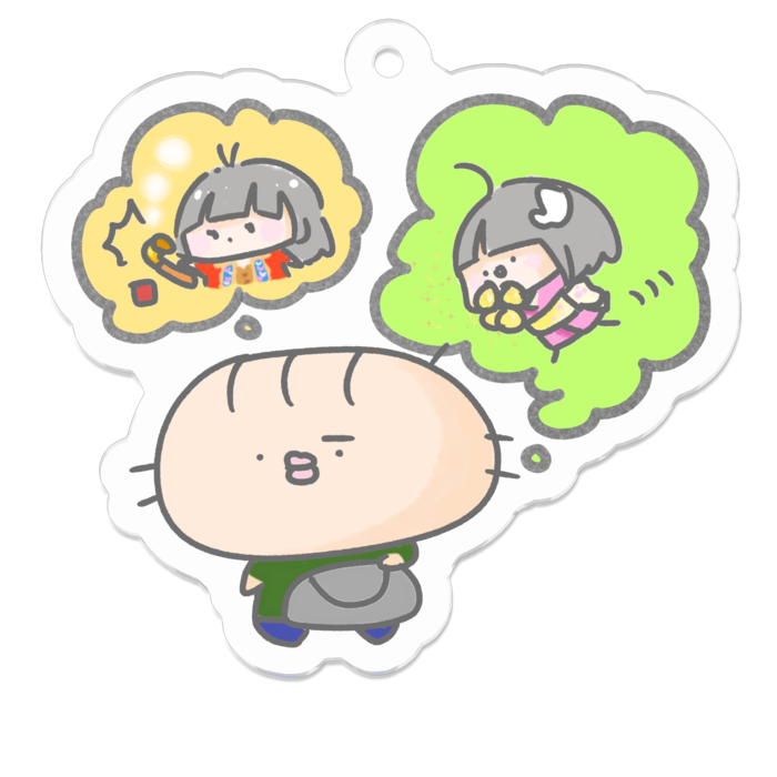 アクリルキーホルダー - 50 x 50 (mm)