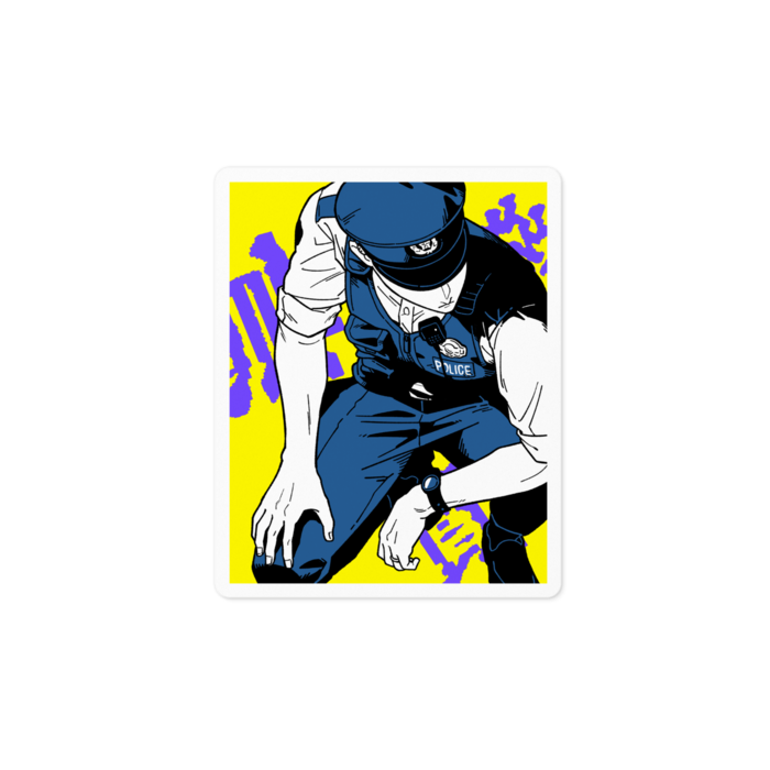 ホワイトステッカー 50 x 63 (mm)