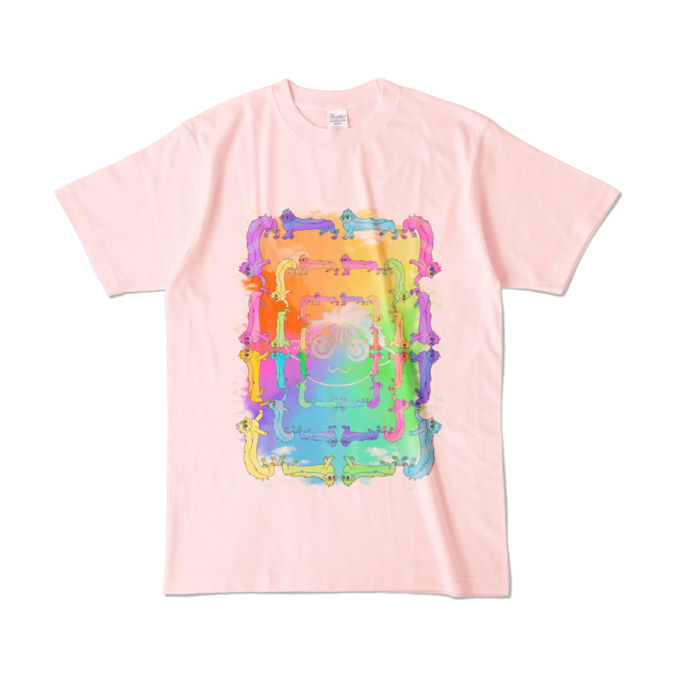 カラーTシャツ - L - ライトピンク (淡色)