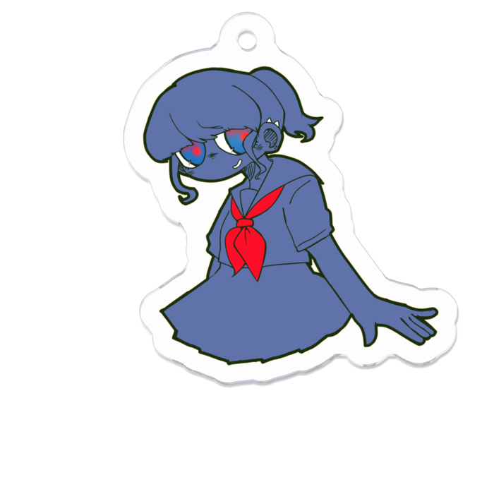 アクリルキーホルダー - 50 x 50 (mm)