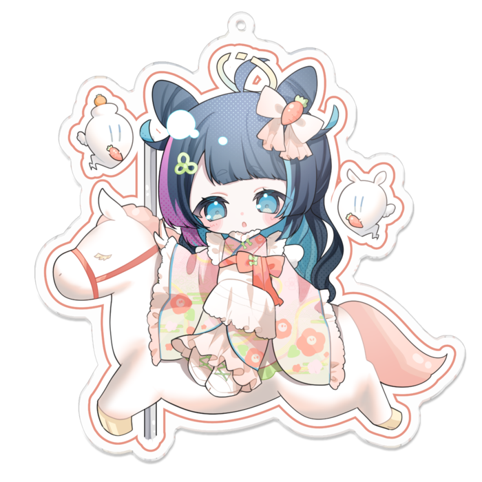 アクリルキーホルダー - 100 x 100 (mm)