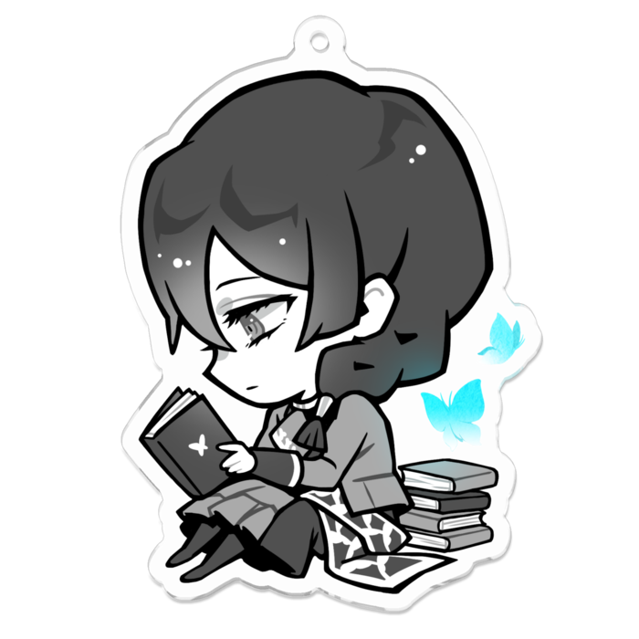 アクリルキーホルダー - エス その3 70 x 70 (mm)