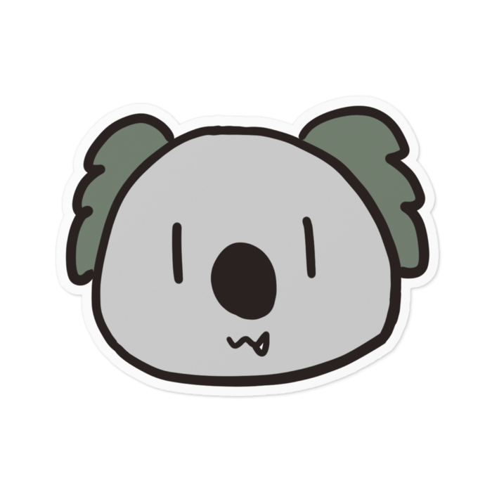 ステッカー - 100 x 100 (mm)