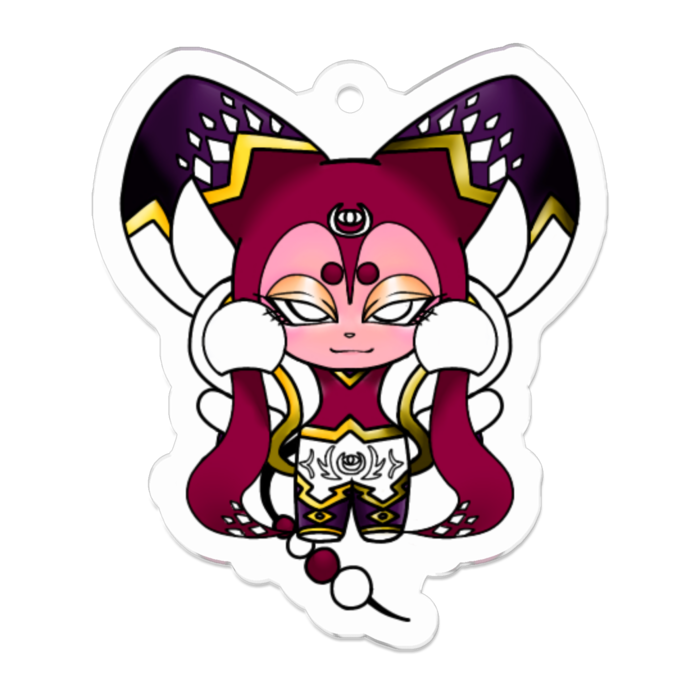 アクリルキーホルダー（コーティング） - 50 x 50 (mm)
