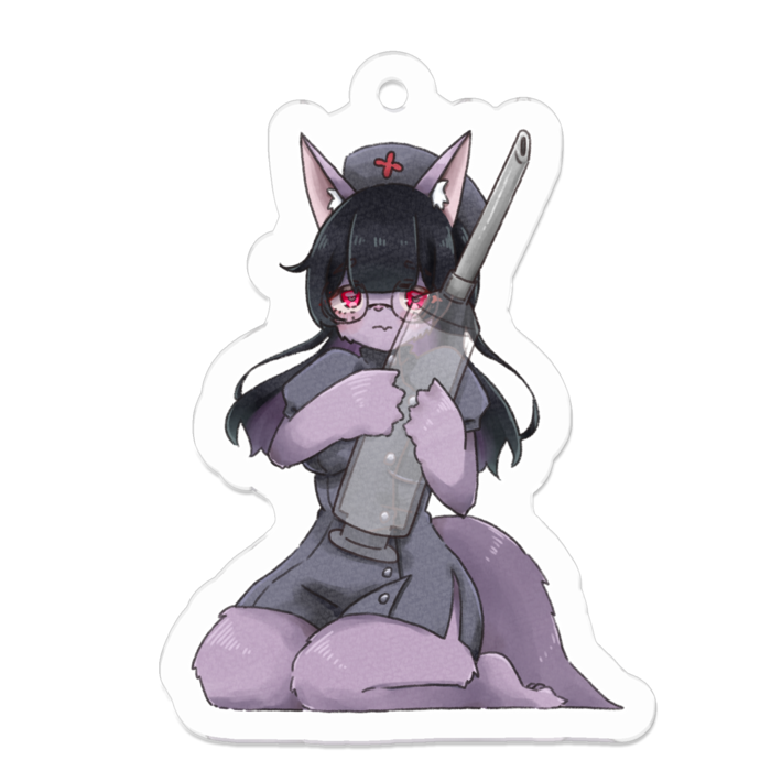 アクリルキーホルダー - 50 x 50 (mm)