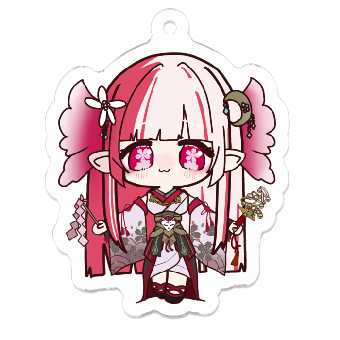 アクリルキーホルダー - 50 x 50 (mm)