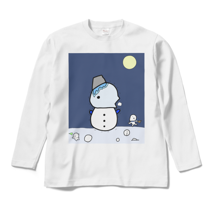 ロングスリーブTシャツ - M - ホワイト(ニット帽持ってきたよ〜!)