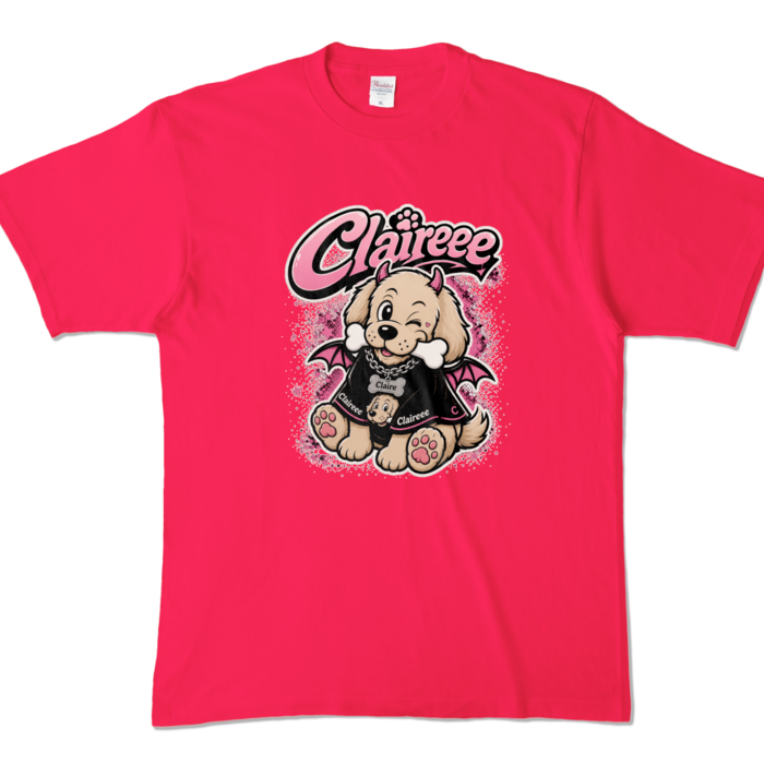 カラーTシャツ - XL - ホットピンク (濃色)