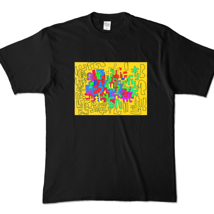 カラーTシャツ - XL - ブラック (濃色)