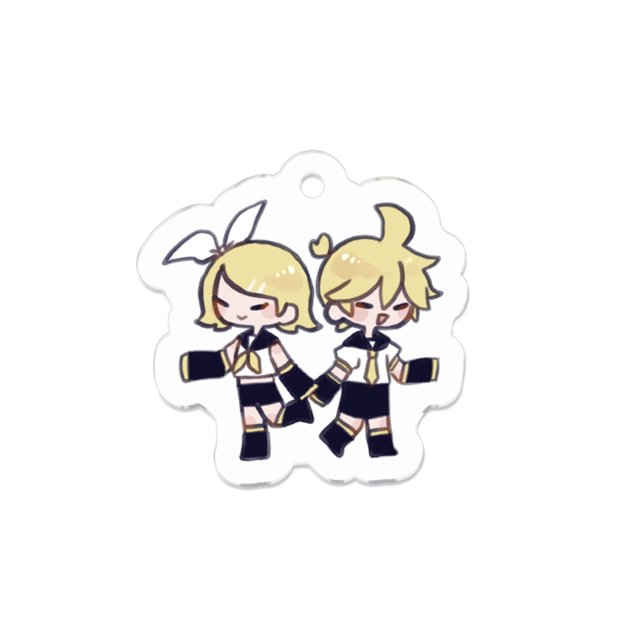 アクリルキーホルダー - 50 x 50 (mm)