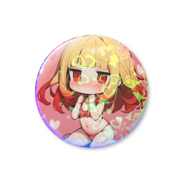 ホログラム缶バッジ - 76mm