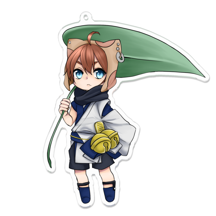 アクリルキーホルダー（コーティング） - 100 x 100 (mm)