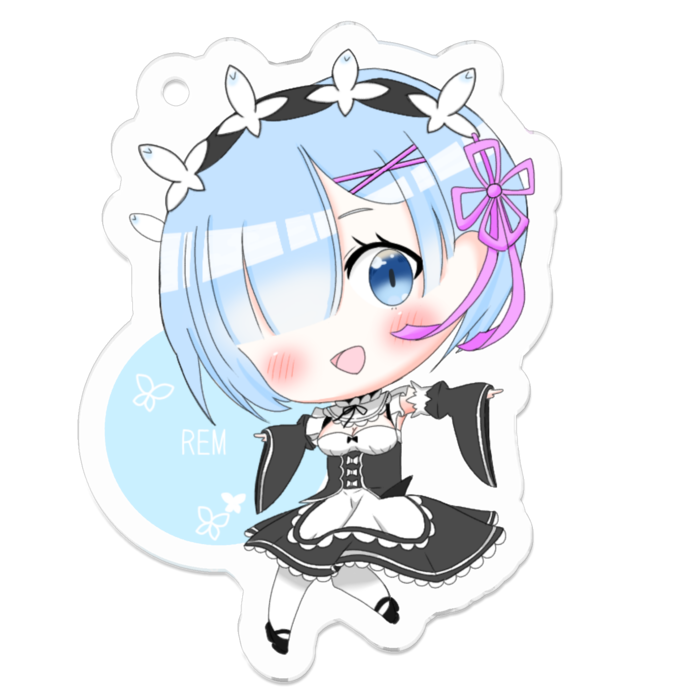 アクリルキーホルダー - 50 x 50 (mm)