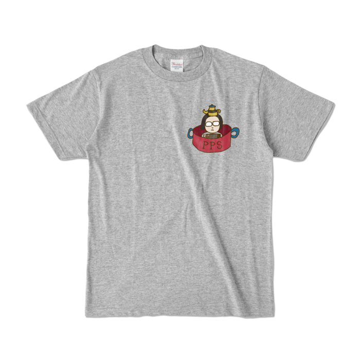 カラーTシャツ - S - 杢グレー (濃色)