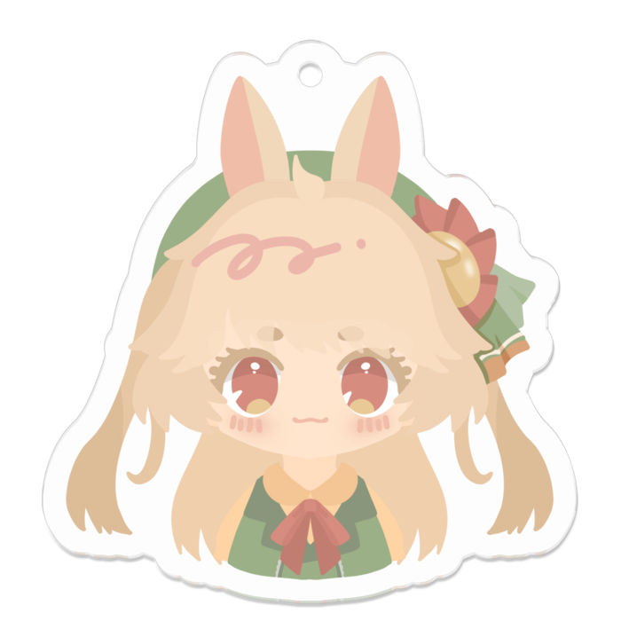 アクリルキーホルダー - 50 x 50 (mm)