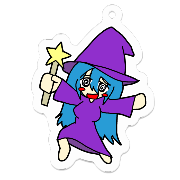 アクリルキーホルダー - 50 x 50 (mm)