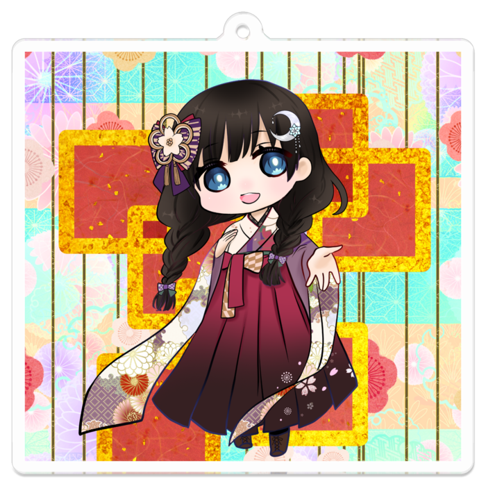 アクリルキーホルダー - 70 x 70 (mm)