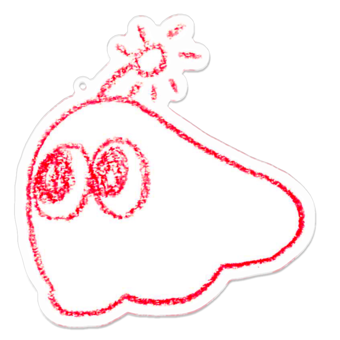アクリルキーホルダー - 100 x 100 (mm)