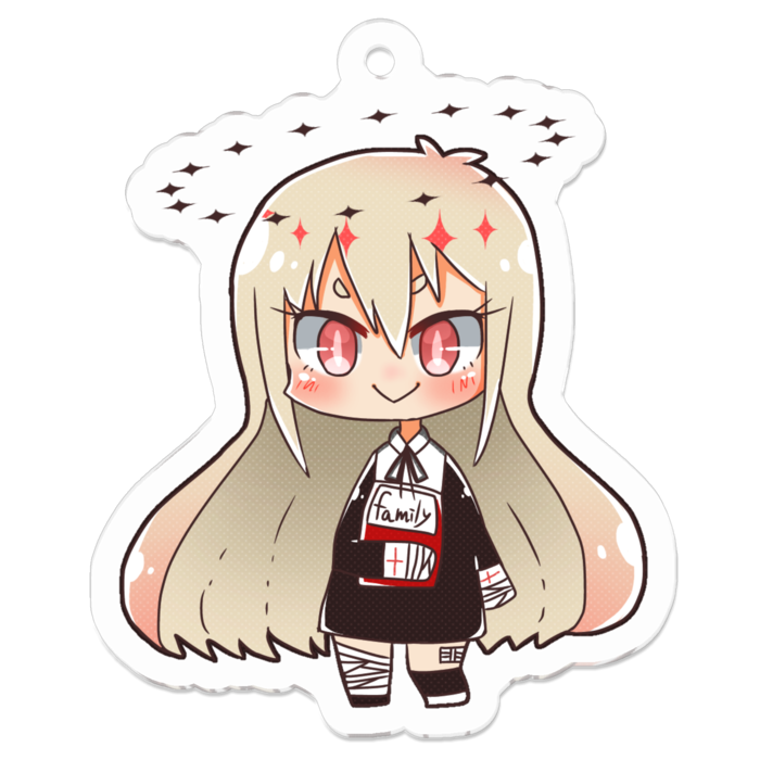 アクリルキーホルダー - 50 x 50 (mm)